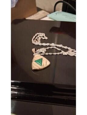 Peruvian chrysocolla inverted pyramid